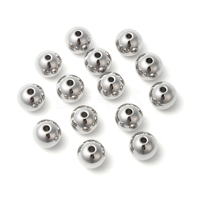304 Stainless Steel Beads STAS-D052-8mm-P-1