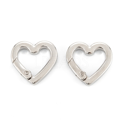 Zinc Alloy Spring Gate Rings PALLOY-L233-01B-P-1