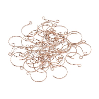 Ion Plating(IP) 304 Stainless Steel Earring Hooks STAS-L216-02A-RG-1