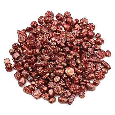 Antiqued Acrylic Beads AC-CBAAA05-01I-1