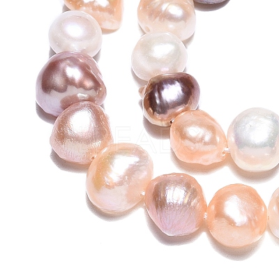 Natural Cultured Freshwater Pearl Beads Strands X-PEAR-N014-08E-01-1