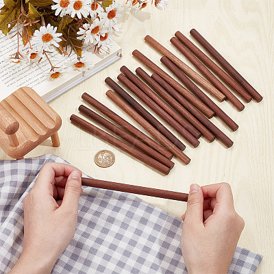 Waxed Round Wooden Sticks WOOD-OC0004-01B-1