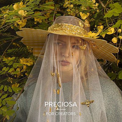 Preciosa&reg MAXIMA Crystal Round Stones Y-PRC-RBSS39-00030-270-1
