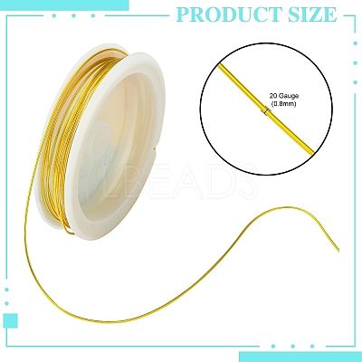 Round Copper Jewelry Wire X-CWIR-CW0.8mm-07-1