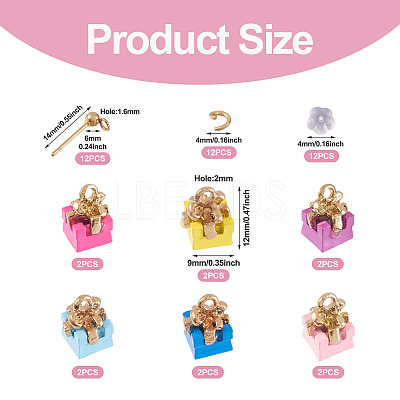 DIY Dangle Earring Making Kit DIY-TA0006-69-1