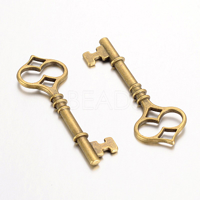 Tibetan Style Alloy Big Pendants TIBEP-14692-AB-FF-1
