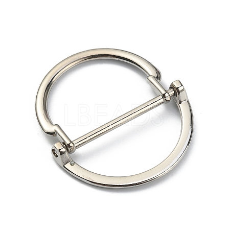 Alloy Buckle Clasps FIND-WH0143-82B-P-1