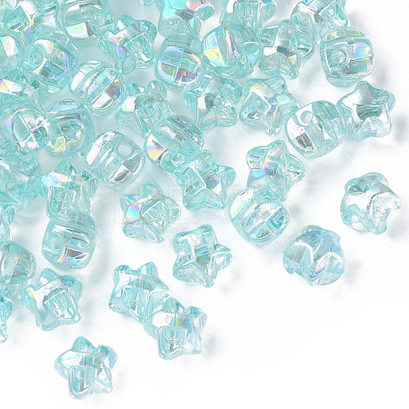 1-Hole Transparent Acrylic Buttons MACR-S373-129-C07-1