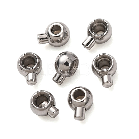 304 Stainless Steel Crimp Beads STAS-A151-05P-1
