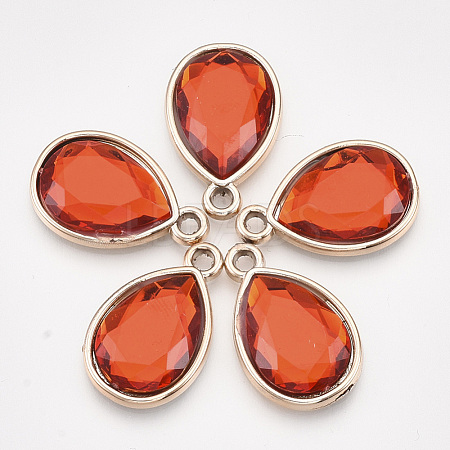 UV Plating Acrylic Pendants OACR-T005-84KC-06-1