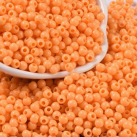 Opaque Acrylic Beads SACR-A007-01A-11-1