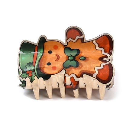 Christmas Acetic Acid Claw Hair Clips for Women Girls LS-PHAR-G016-01B-1