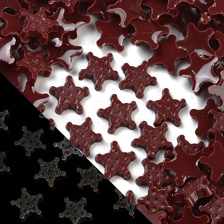Luminous Resin Imitation Chocolate Decoden Cabochons RESI-K036-28C-02-1