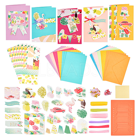 DIY Teachers' Day Theme Envelope & Card Kids Craft Kits AJEW-WH0415-62E-1