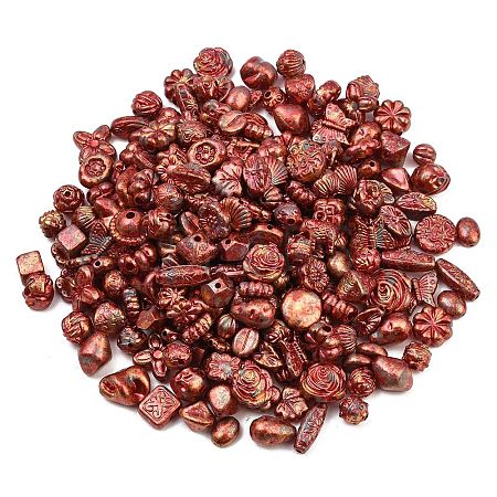 Antiqued Acrylic Beads AC-CBAAA05-01I-1