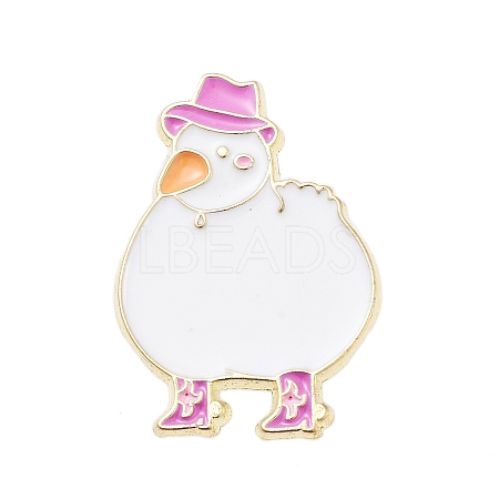 Duck Alloy Enamel Pins JEWB-Z025-02B-1