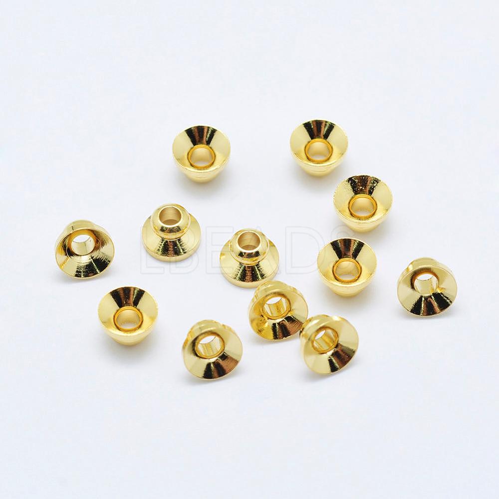 Brass Bead Caps - Lbeads.com