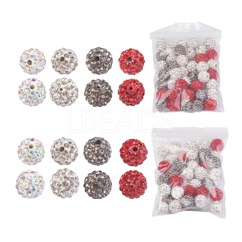 Pave Disco Ball Beads - Lbeads.com