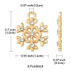 Alloy Pendants ALRI-YW0001-12-4