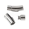 Tarnish Resistant 304 Stainless Steel Bayonet Clasps STAS-F131-26P-1