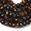 Three Color Natural Tiger Eye Bead Strands G-D344-A20-01-5