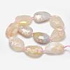 Natural Cherry Blossom Agate Beads Strands G-P319-09-2