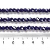 Electroplate Opaque Glass Beads Strands EGLA-A035-P4mm-A09-4
