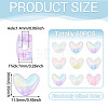60Pcs UV Plating Transparent Acrylic Beads MACR-TADJ0001-07-3