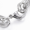 Tarnish Resistant 304 Stainless Steel Rope Chain Bracelets BJEW-K172-10P-3