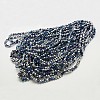 Electroplate Glass Faceted Rondelle Beads Strands EGLA-D020-10x8mm-20-2