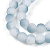Crackle Glass Beads X1-GLAA-N009-8mm-06-3