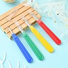4Pcs 4 Colors Plastic Handle Iron Seam Rippers TOOL-YW0001-23-7