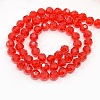 Glass Beads Strands EGLA-J042-6mm-16-2