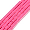 Handmade Polymer Clay Beads Strands CLAY-R089-8mm-Q088-1
