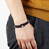 1Pc Punk Retro Ethnic Style Handmade Leather Bracelet Couple Literary Hand Strap Men BJEW-CL0001-02A-7