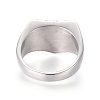 304 Stainless Steel Signet Rings for Men RJEW-D073-27-AS-3