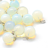 Round Opalite Pendants G-Q434-12-1