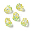 Handmade Foil Lampwork Bumpy Beads Strands FOIL-Z001-05F-2