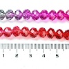 Transparent Painted Glass Beads Strands DGLA-A034-T6mm-A24-3