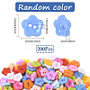 1 Bag 2-Hole Resin Buttons BUTT-SP0001-19A-2