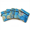 Chinese Brocade Tassel Zipper Jewelry Bag Gift Pouch ABAG-WH0005-46J-1