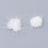 Faux Mink Fur Ball Decoration X-FIND-S267-2.5cm-15-2