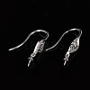 925 Sterling Silver Dangle Earring Findings STER-L057-044P-5
