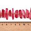 Natural Quartz Crystal Beads Strands G-F800-C21-4