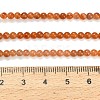 Natural Red Aventurine Beads Strands G-Z116-A24-3mm-5
