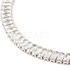 Brass Micro Pave Cubic Zirconia Link Chain Bracelets BJEW-F416-06P-2