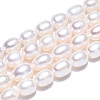 Natural Cultured Freshwater Pearl Beads Strands PEAR-N012-06V-3