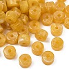 Two-Color Opaque Acrylic Imitation Gemstone Beads AC-CBA3EFE-02Q-1