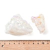 Electroplated Natural Druzy Quartz Crystal Cluster Ornaments RABO-PW0001-179A-5