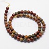 Natural Polychrome Jasper/Picasso Stone/Picasso Jasper Bead Strands X-G-D840-85-4mm-2